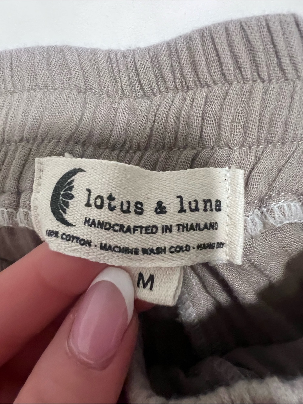 Linen pant - Tan - Picture 4 of 6